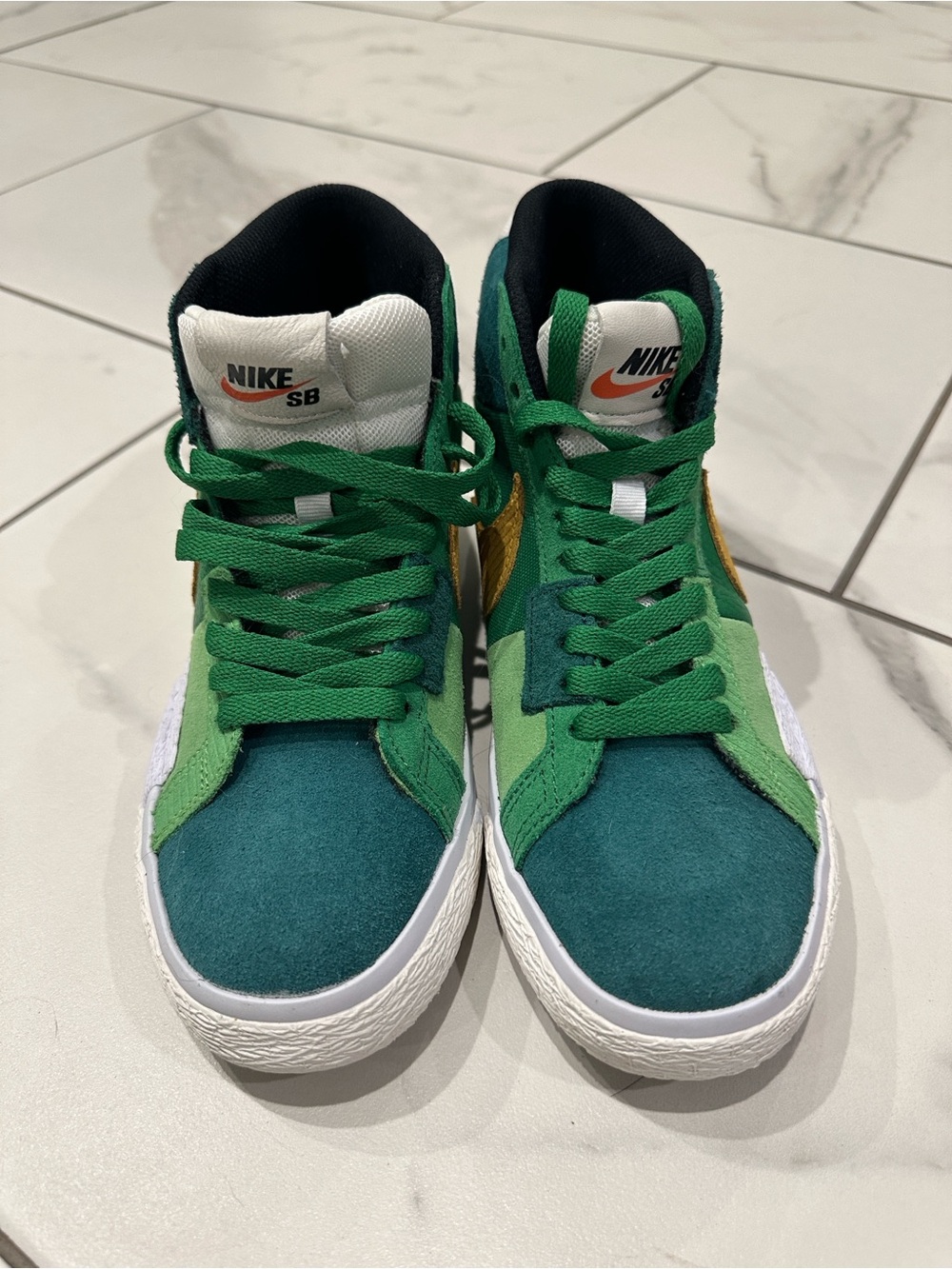 ZOOM BLAZER MID PREMIUM SB 'MOSAIC PACK - ALOE VERDE'